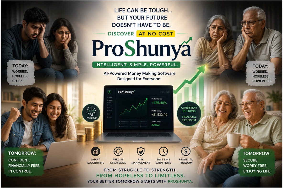 ProShunya - AI-Powered Money Making Software Designed for Everyone
